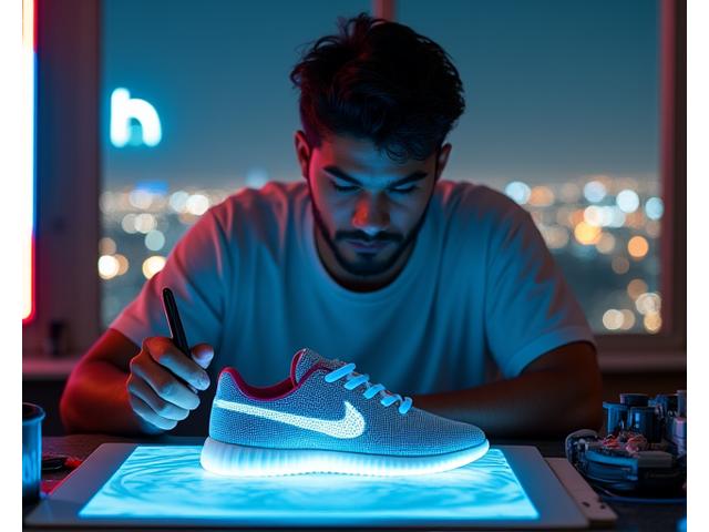 Portrait of Sanjay, a digital artist and sneaker customizer from Hollywood Hills.