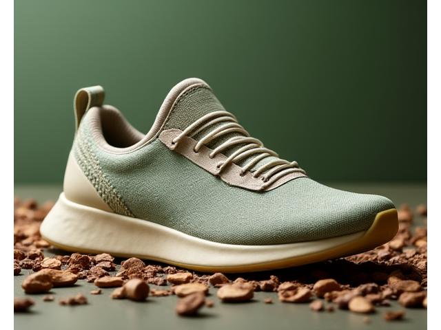 Eco-conscious recycled material sneaker for stylish wear