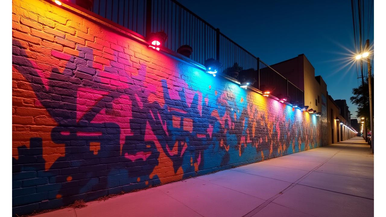 Teaser image for the next Arch Vault LA Artist Collab, a sleek limited edition sneaker against a vibrant LA street art backdrop.