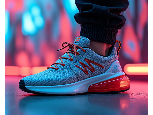 Close-up of the Arch Vault LA Artist Collab sneaker, featuring unique textures and the signature artist's detailing.